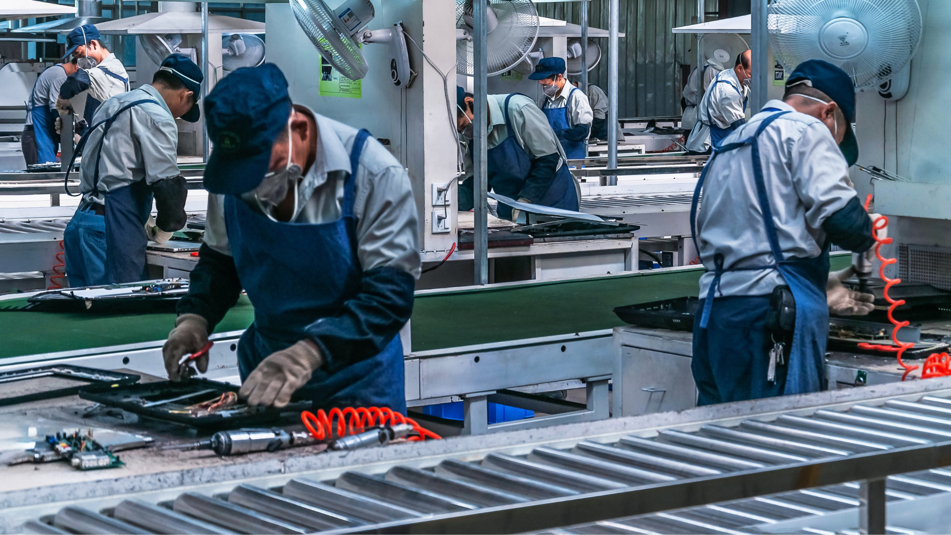 日本の機械加工工場