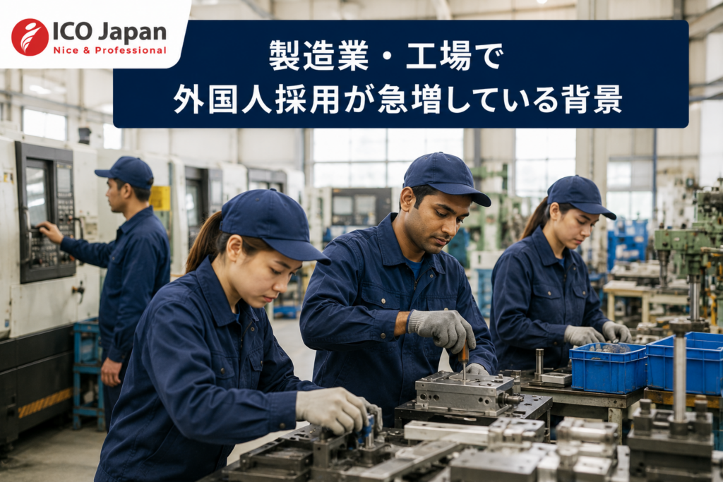 製造業・工場で外国人採用が急増している背景